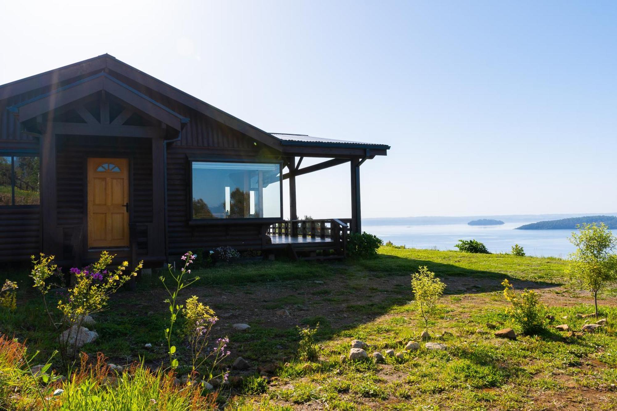 Cabanas Mirador Lago Ranco Población Lago Ranco Exterior foto